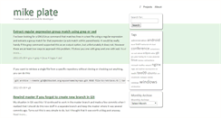 Desktop Screenshot of mikeplate.com
